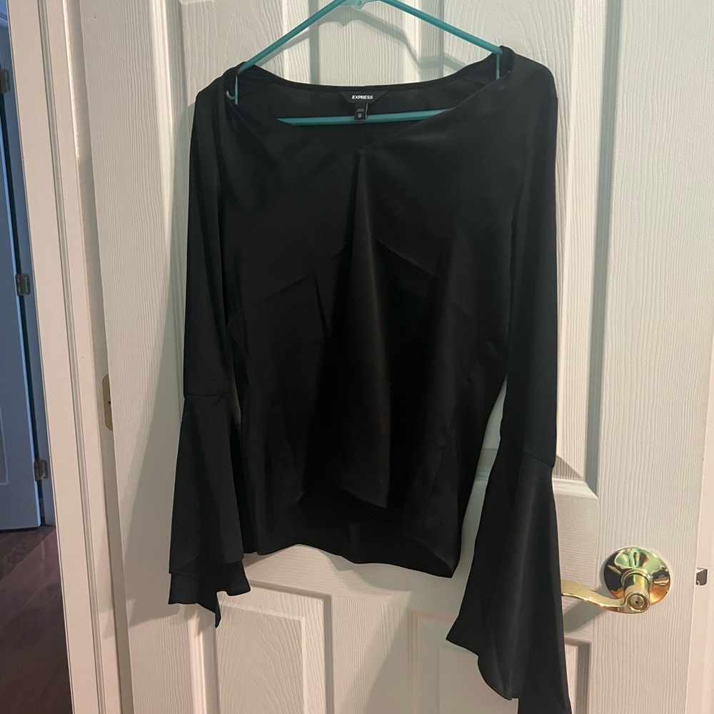 Express Black Casual Blouse